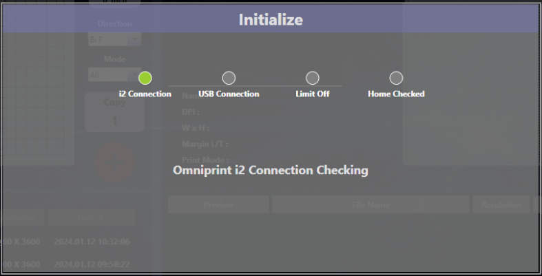 i2 UI initialization
