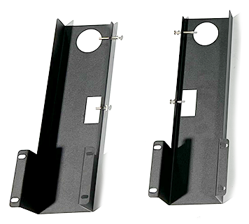 Takeup roll mounting brackets, left & right