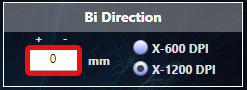 Bi Direction alignment offset