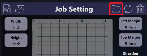 Job Setting - folder icon