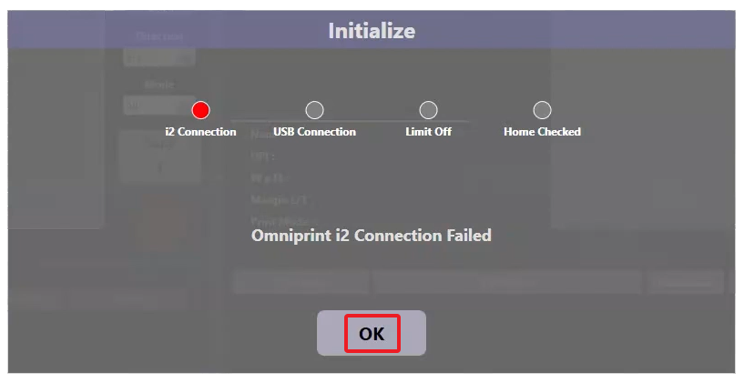 i2 UI initialize failure (normal)